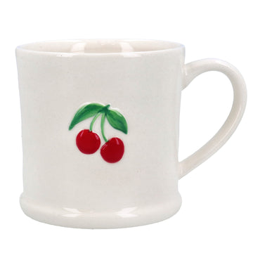 Stoneware Cherries stoneware mini mug - Daisy Park