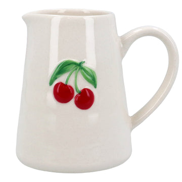 Stoneware Cherries stoneware mini jug - Daisy Park