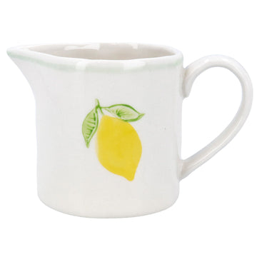 Lemon hand-painted Stoneware mini jug - Daisy Park