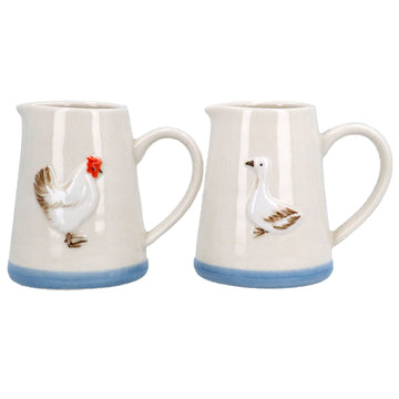 Stoneware mini jug Hen or Duck - Daisy Park