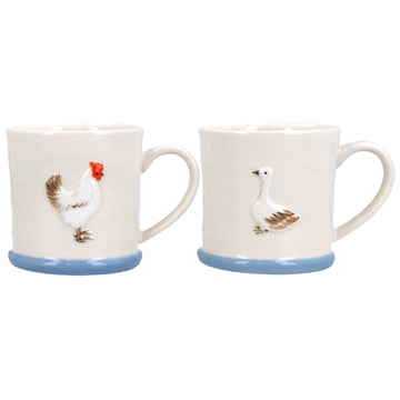Stoneware mini mug Hen or Duck - Daisy Park
