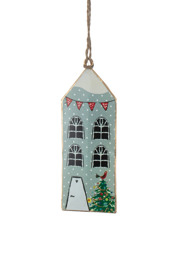 Grey townhouse decoration - large - Daisy Park