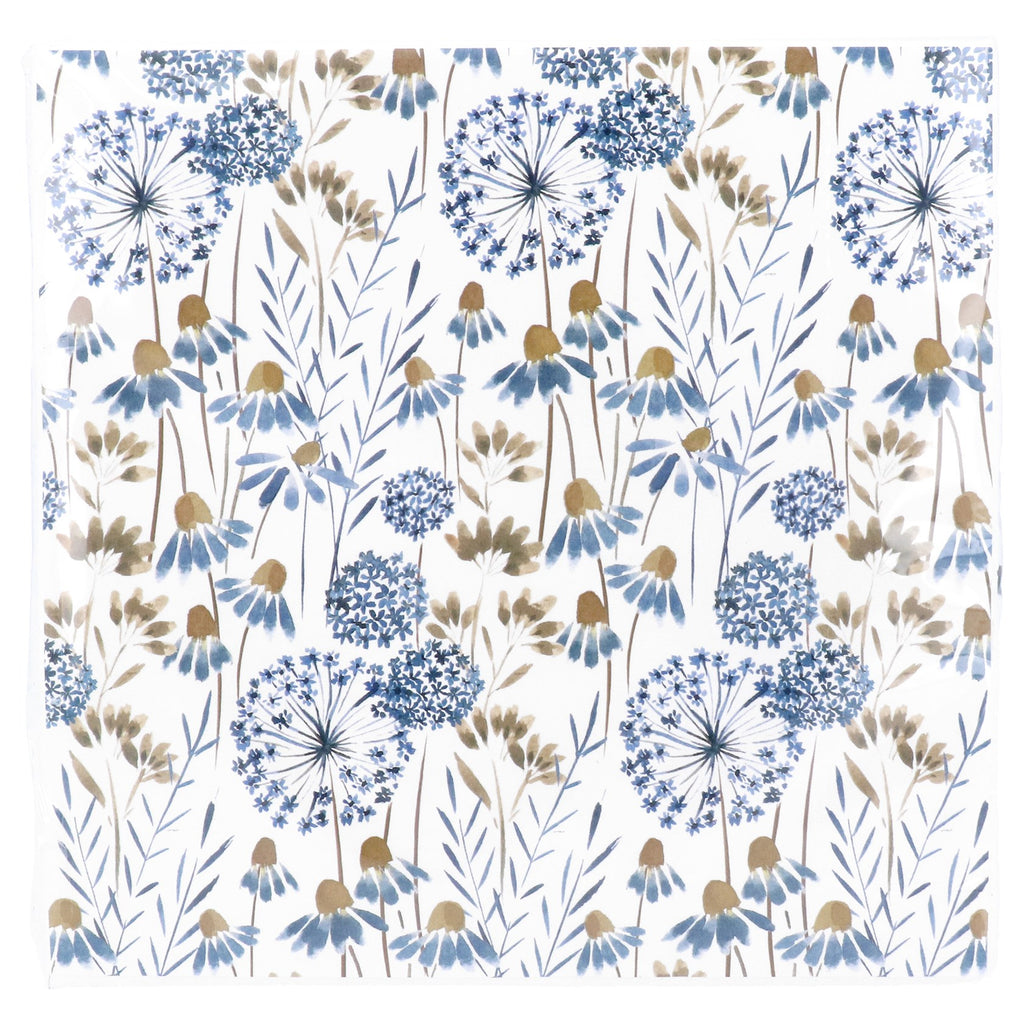 Blue Meadow napkins pack of 20 - Daisy Park