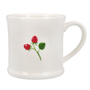 Strawberries stoneware mini mug - Daisy Park