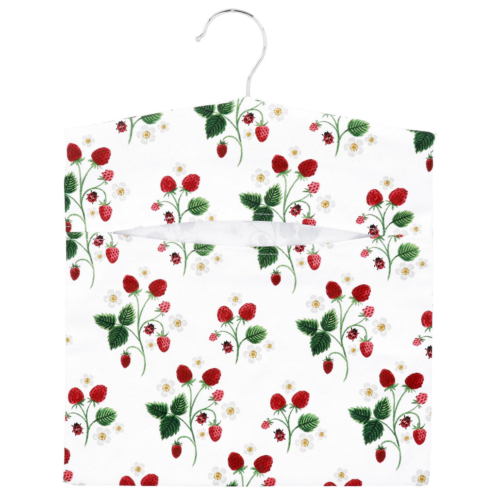 Strawberries cotton peg bag - Daisy Park
