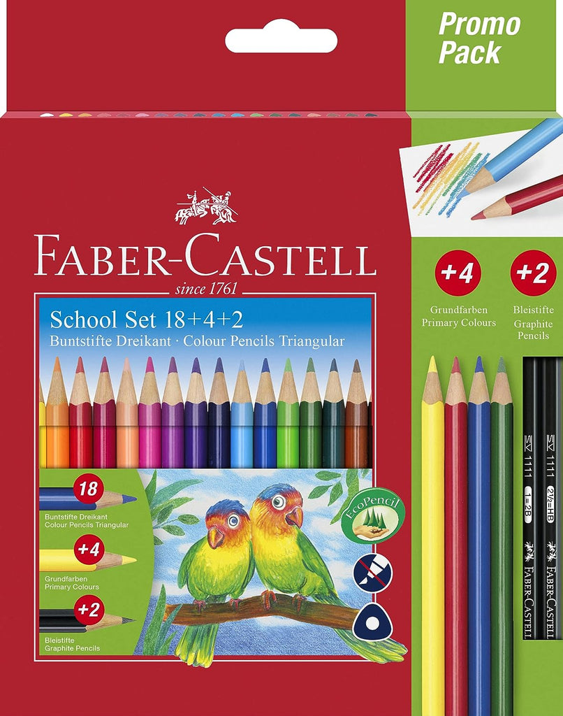 Faber-Castell Triangular colour pencils - Daisy Park