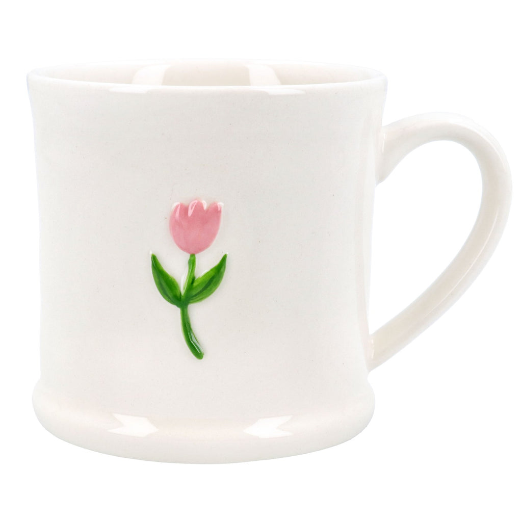 Pastel Flowers stoneware mini mug - Daisy Park