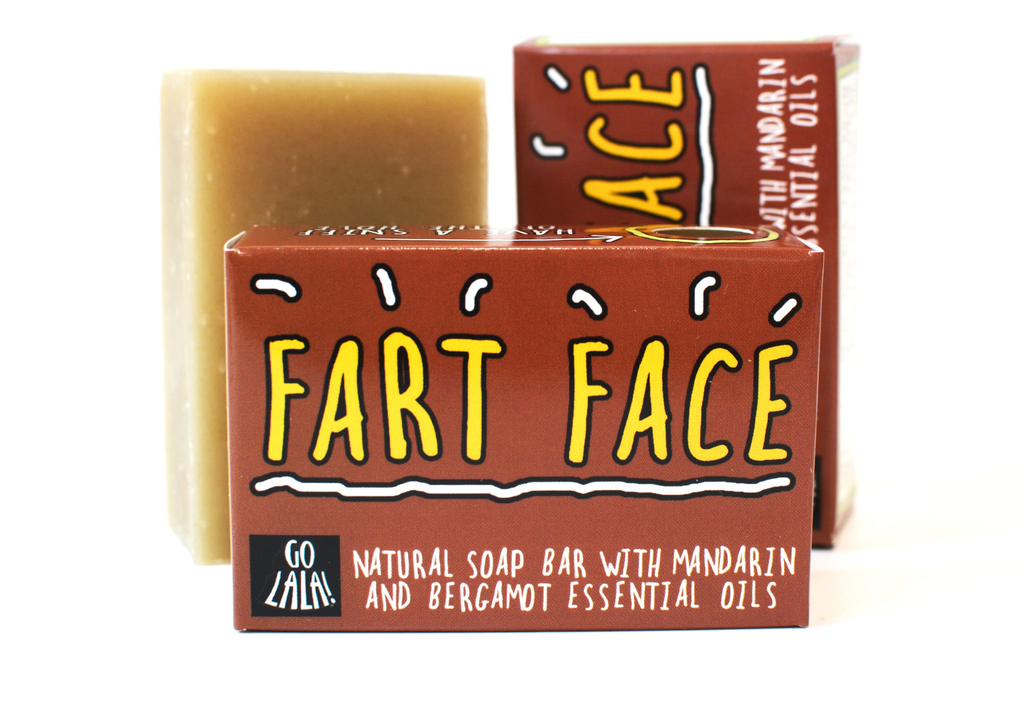 Fart Face - Mandarin and Bergamot soap - Daisy Park