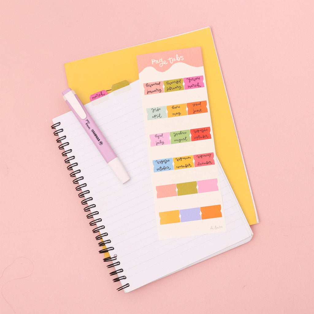 Planner Stickers - Page Tabs - Daisy Park