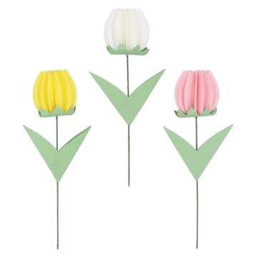 Honeycomb Tulip decoration - Pink, White or Yellow - Daisy Park