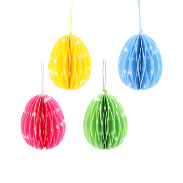 Polka dot Honeycomb paper egg decoration - Daisy Park