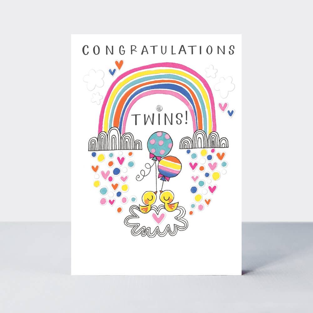 Blue Skies - Twins card - Daisy Park