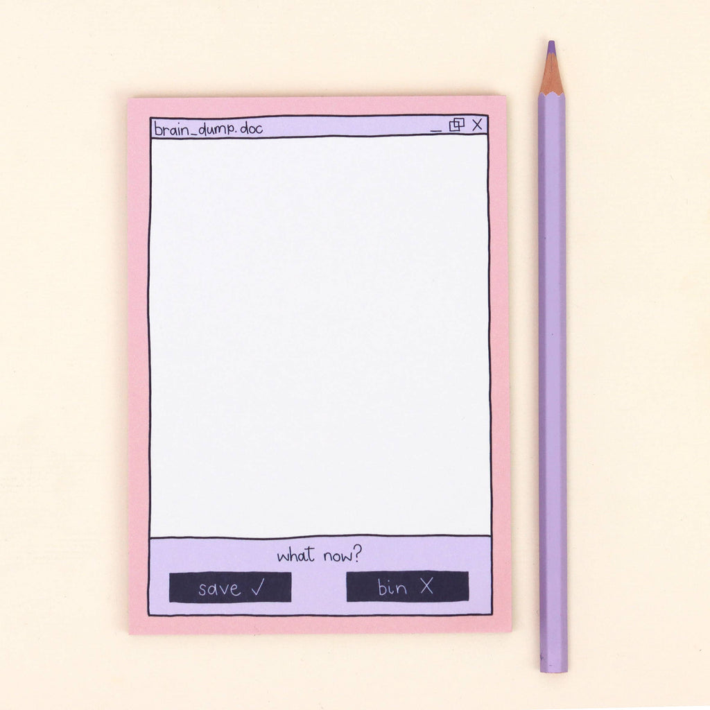 A6 notepad - brain dump - Daisy Park