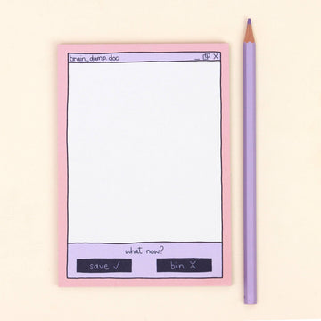 A6 notepad - brain dump - Daisy Park