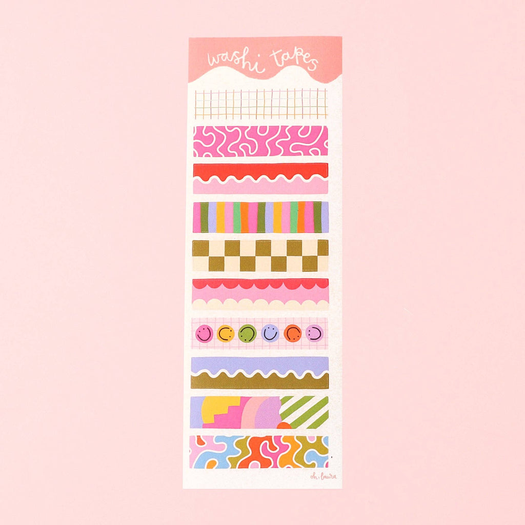 Planner Stickers - Washi Tapes - Daisy Park