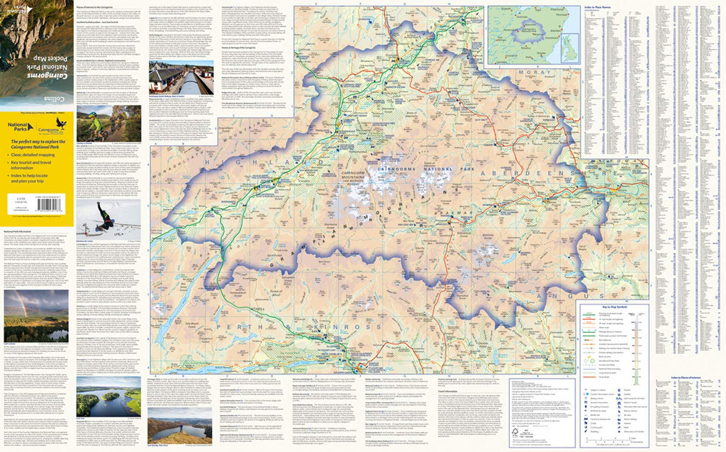 Collins Cairngorms National Park pocket map - Daisy Park