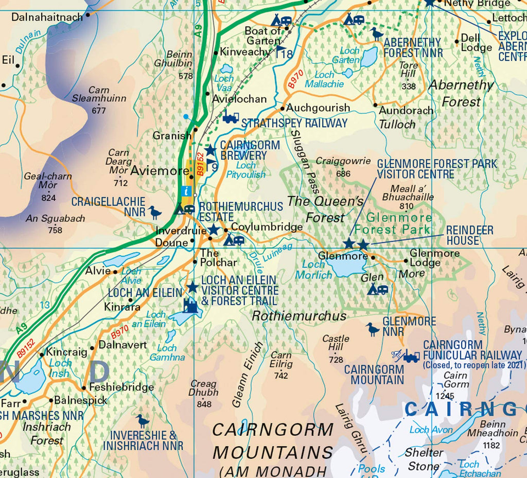 Collins Cairngorms National Park pocket map - Daisy Park