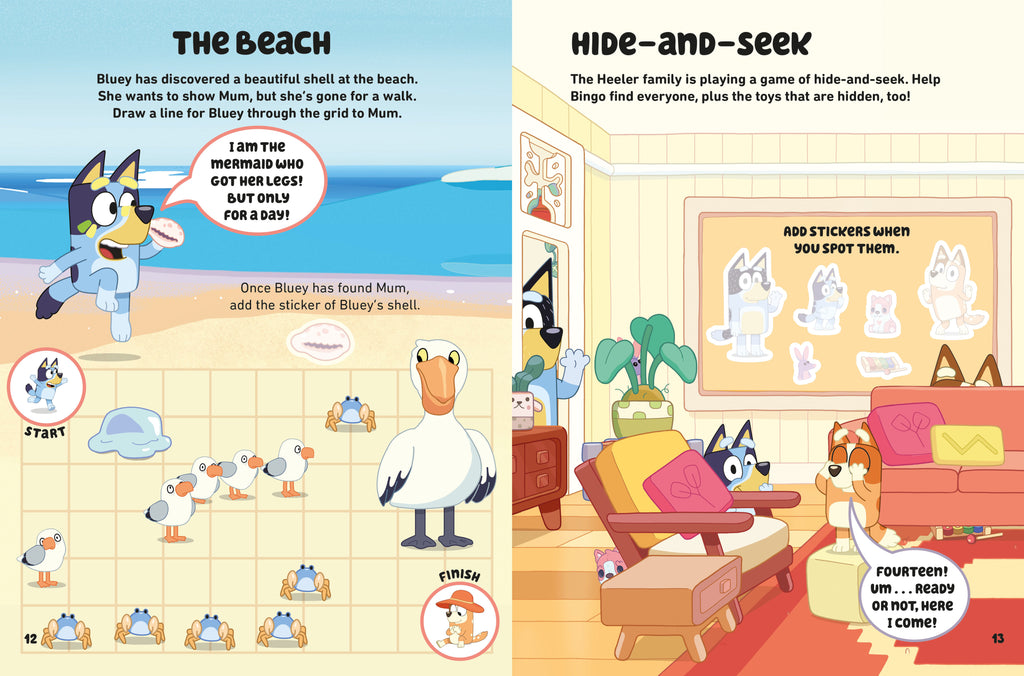 Bluey: Meet Bluey sticker activity book - Daisy Park