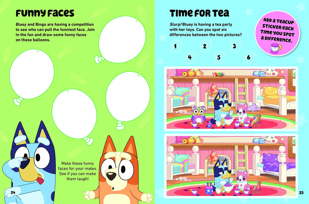 Bluey: Meet Bluey sticker activity book - Daisy Park