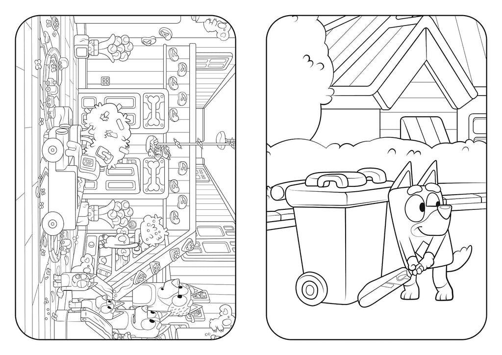 Bluey: Fun and games colouring book - Daisy Park