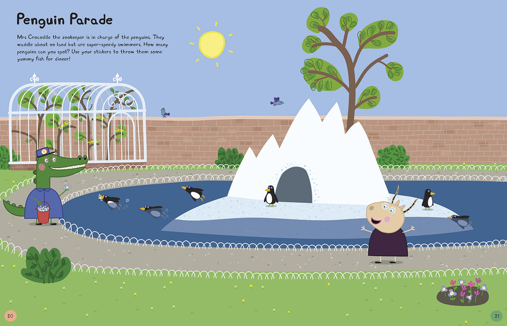 Peppa Pig: Day at the zoo sticker book - Daisy Park