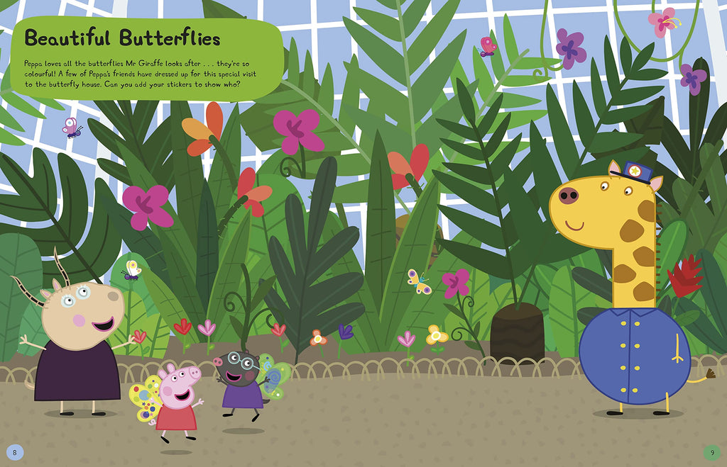 Peppa Pig: Day at the zoo sticker book - Daisy Park