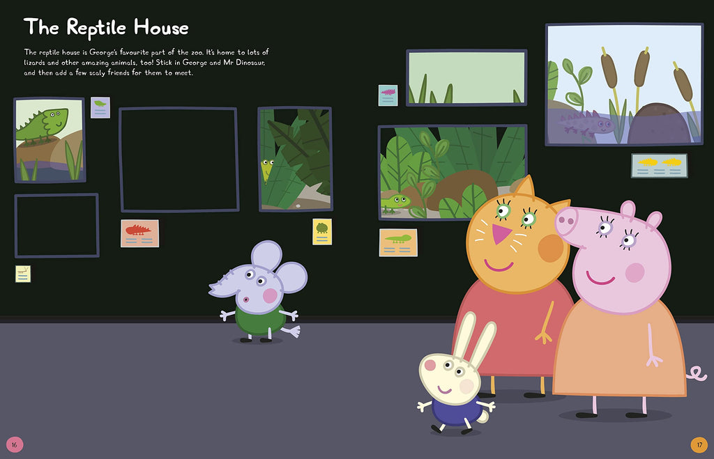 Peppa Pig: Day at the zoo sticker book - Daisy Park