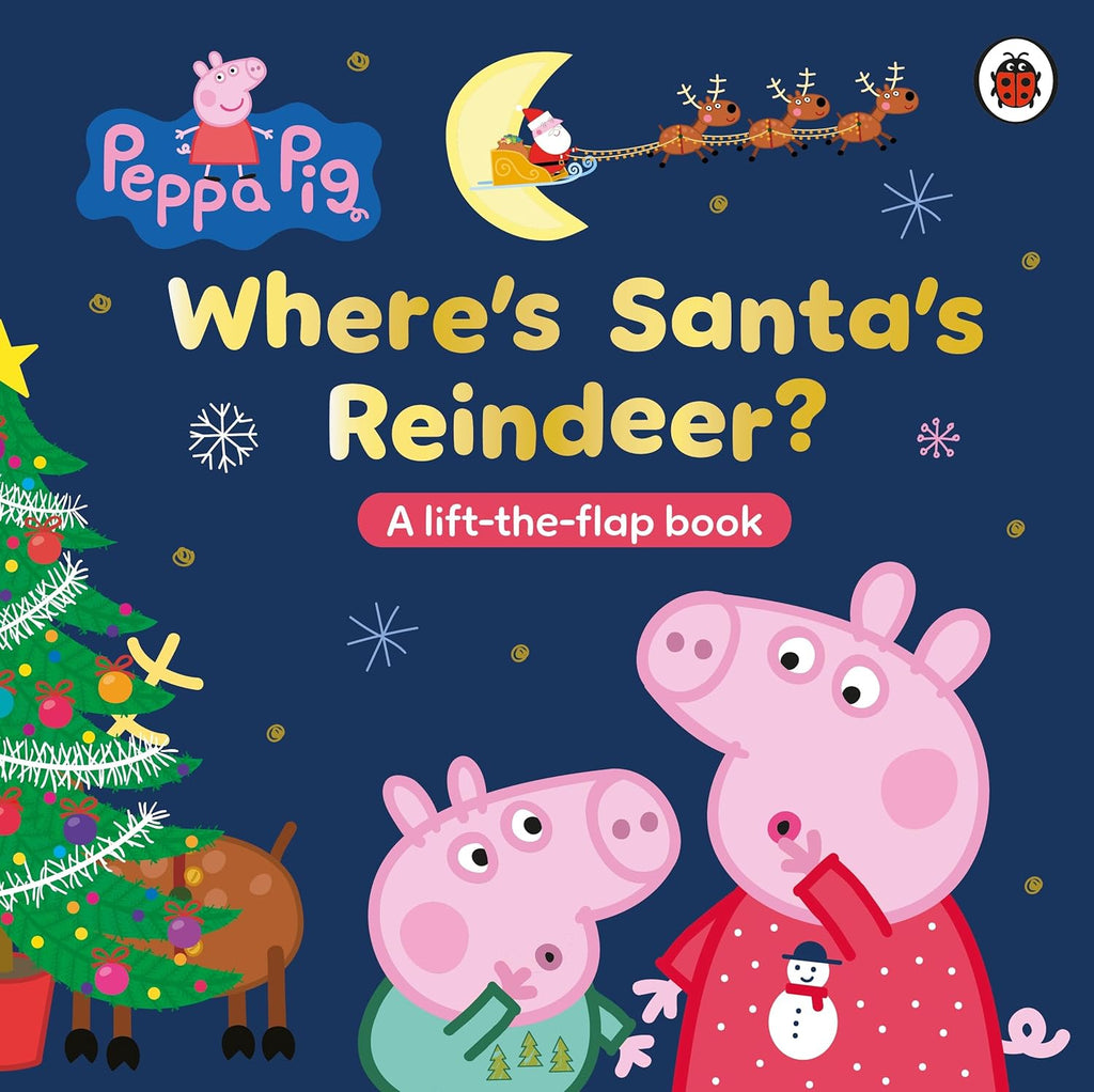 Peppa Pig: Where's Santas reindeer lift the flap book - Daisy Park