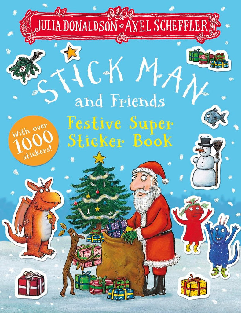 Stick man and Friends festive super sticker book - Daisy Park