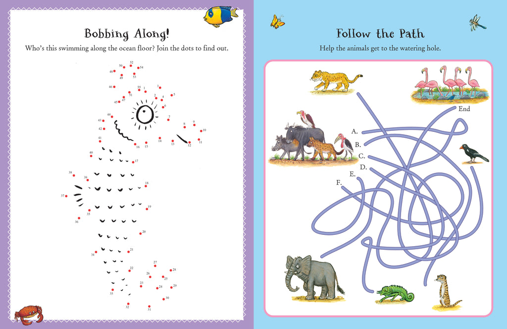 Stick man and Friends festive super sticker book - Daisy Park