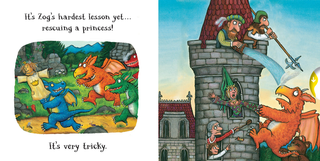 Slide and Spin Zog Push and pull book - Daisy Park