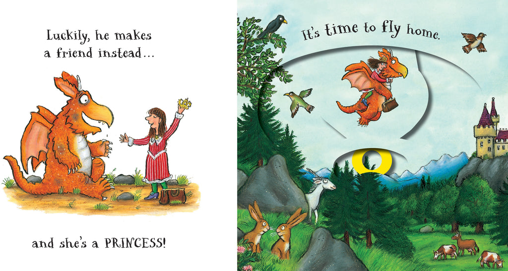 Slide and Spin Zog Push and pull book - Daisy Park