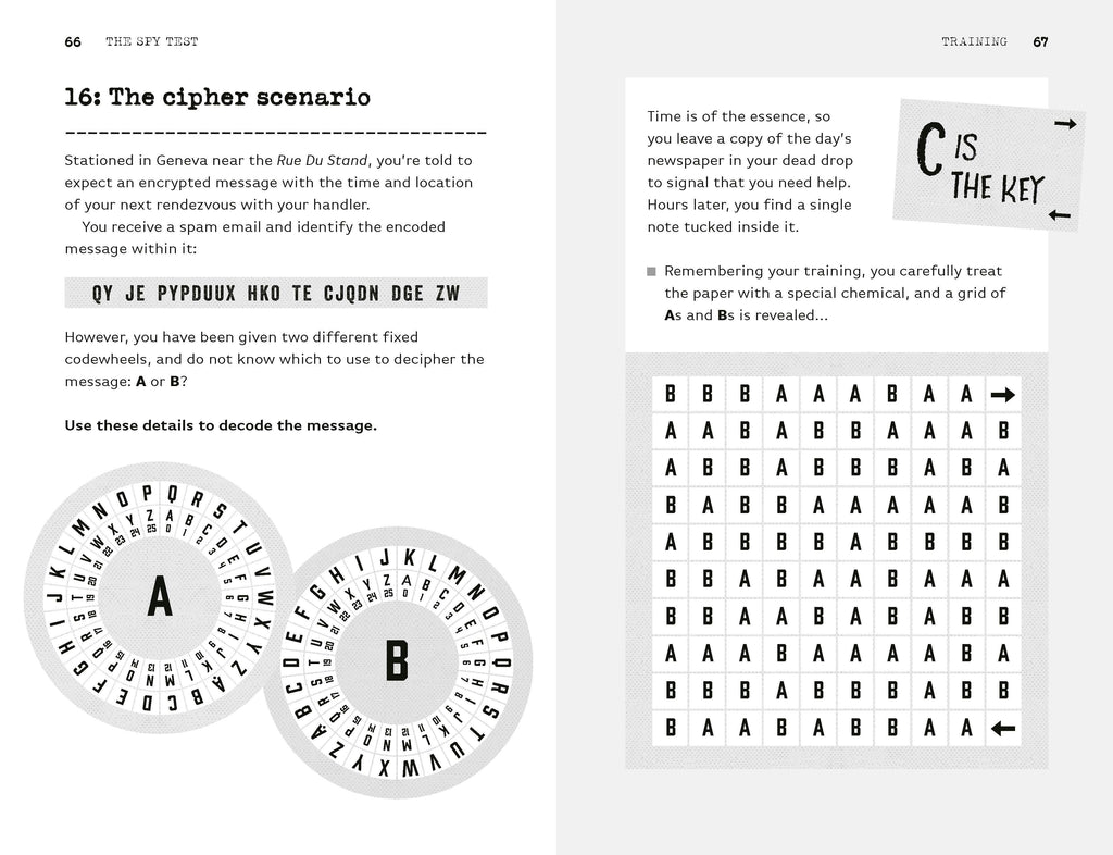 Spy test book - Daisy Park