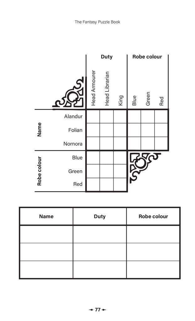 The Fantasy Puzzle book - Daisy Park