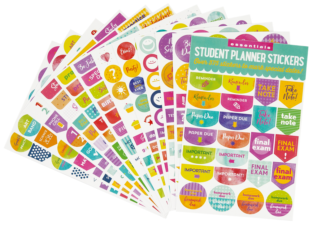 Essential Students Planner Stickers - Daisy Park