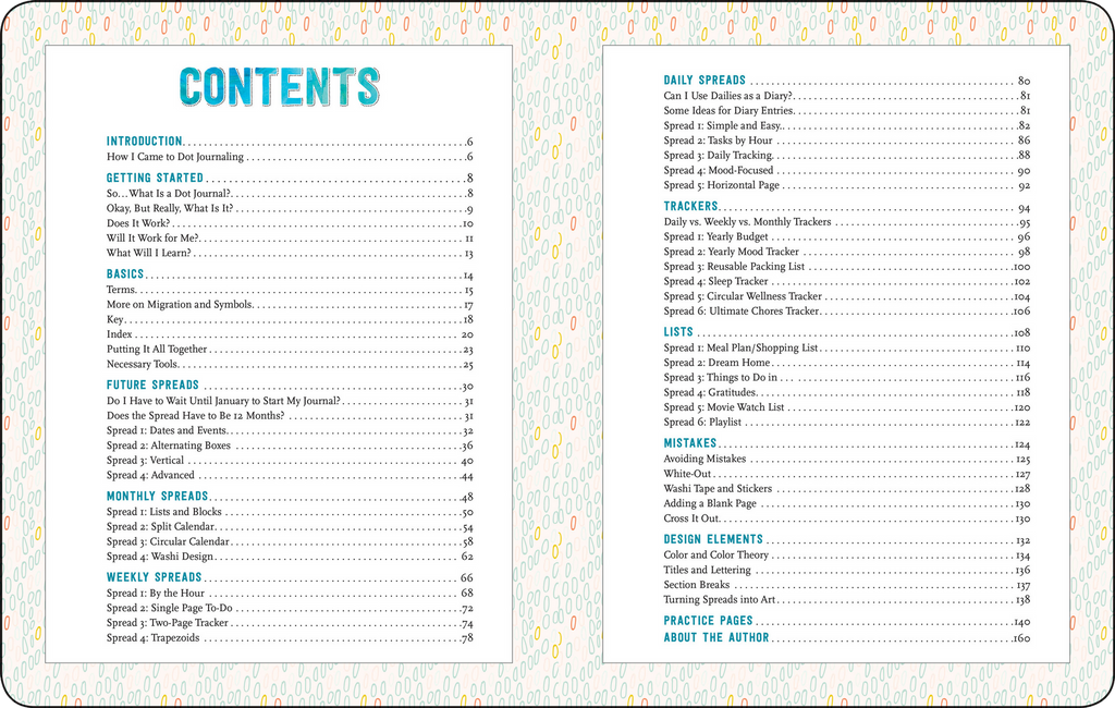 Dot journaling - Daisy Park