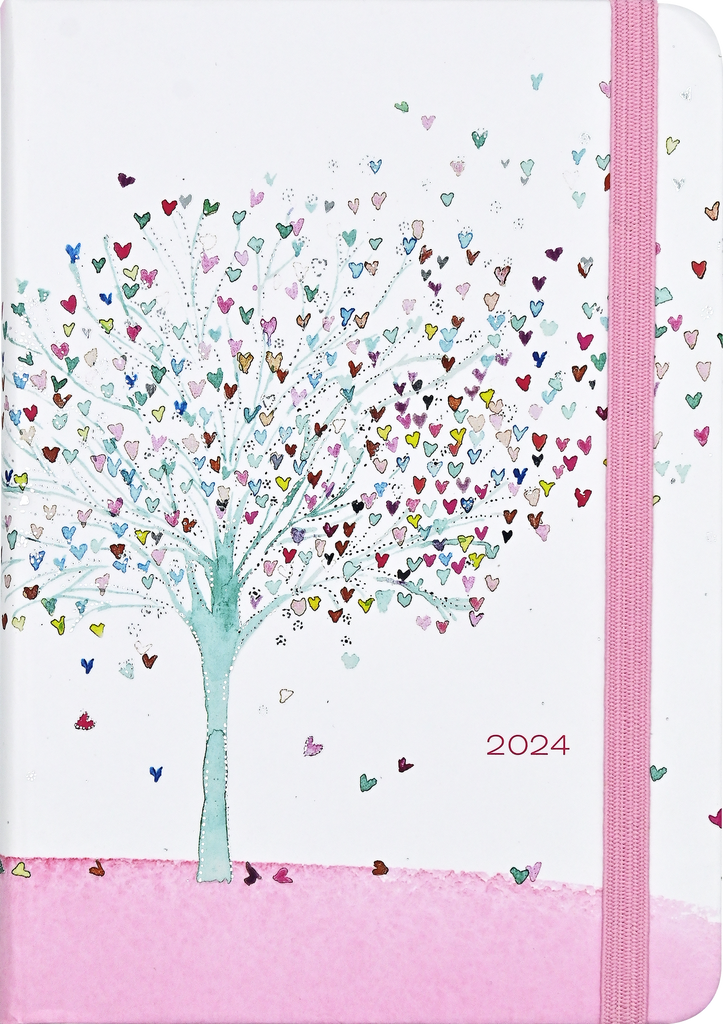 2024 Tree of hearts weekly diary - Daisy Park