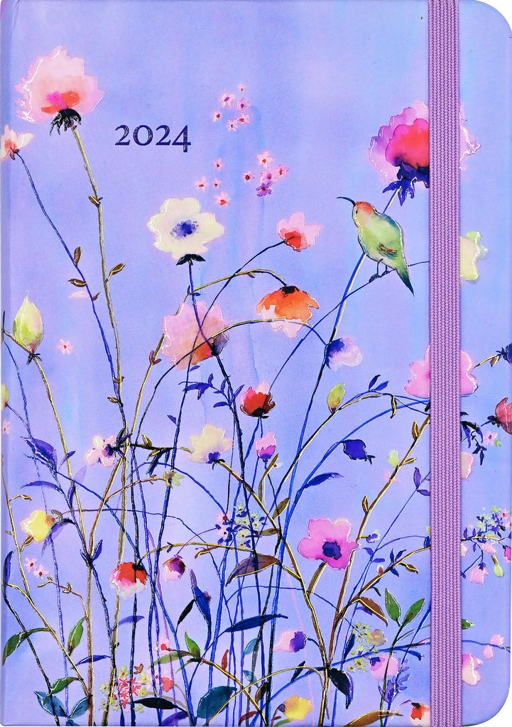 2024 Lavender Wildflowers weekly diary - Daisy Park