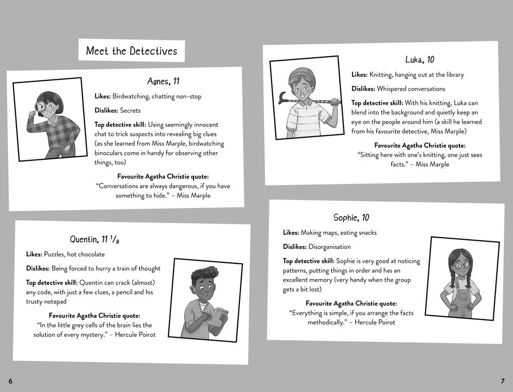 Official Agatha Christie After School Detectives club book - Daisy Park