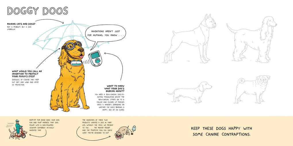 My amazing Inventions sketchbook book - Daisy Park