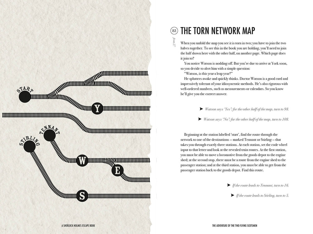 Sherlock Holmes escape book: Flying Scotsman - Daisy Park