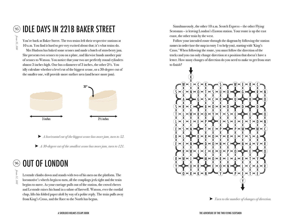 Sherlock Holmes escape book: Flying Scotsman - Daisy Park