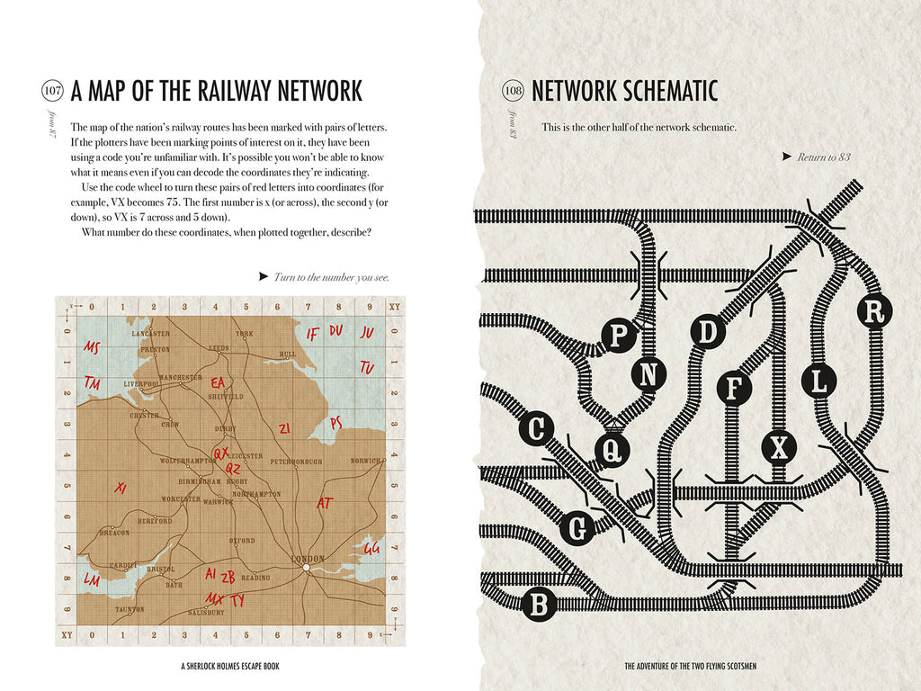 Sherlock Holmes escape book: Flying Scotsman - Daisy Park