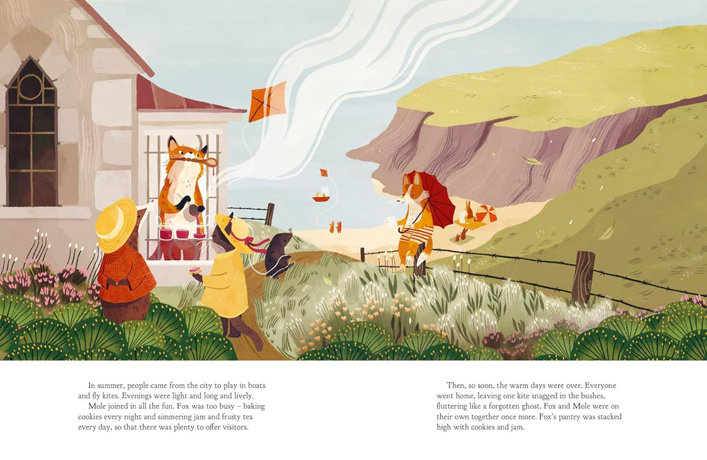 Slightly Spooky tale of fox and mole book - Daisy Park