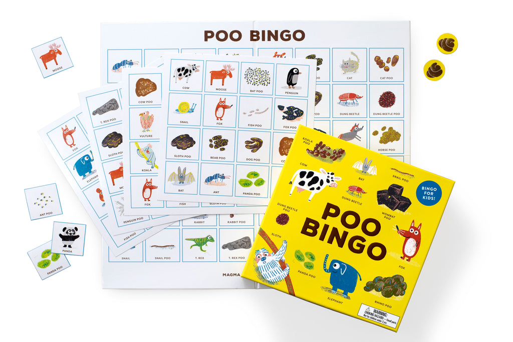 Poo Bingo for kids game - Daisy Park