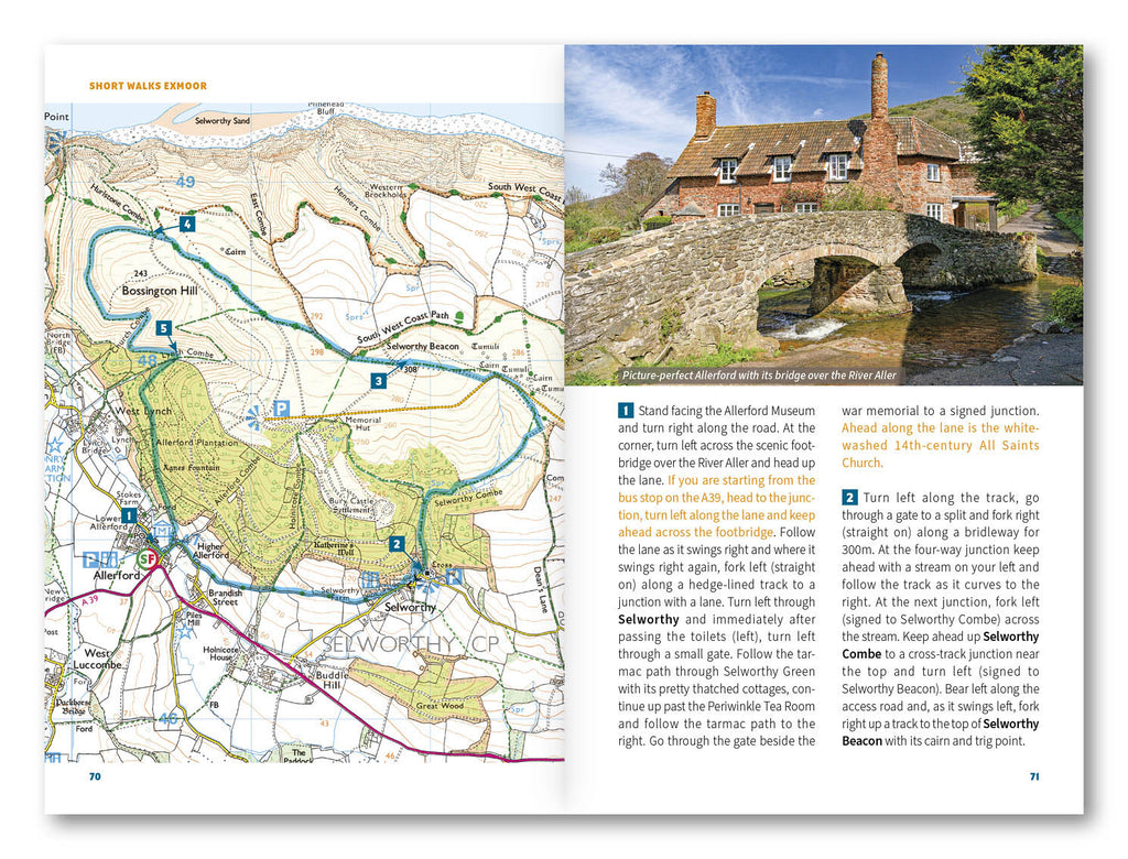 15 short walks on Exmoor guide book - Daisy Park