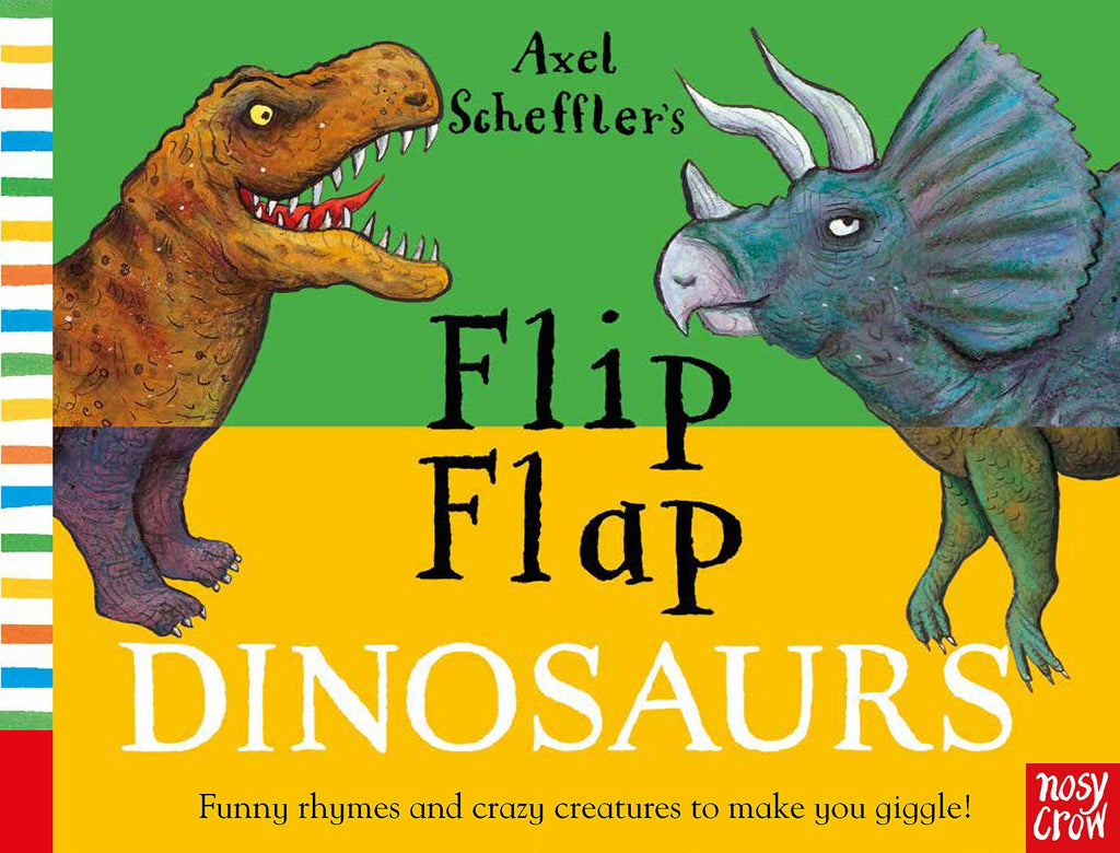 Axel Schefflers Flip Flap dinosaur board book - Daisy Park