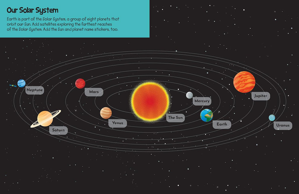 555 Sticker fun Space book - Daisy Park