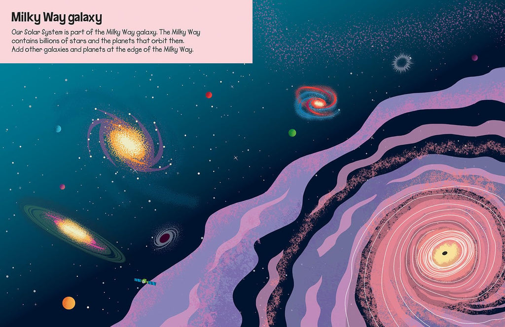 555 Sticker fun Space book - Daisy Park