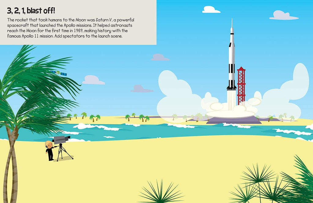 555 Sticker fun Space book - Daisy Park